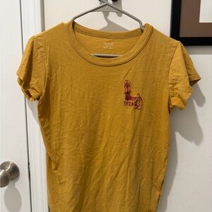 Madewell Yellow Texas Short Sleeve Tee
